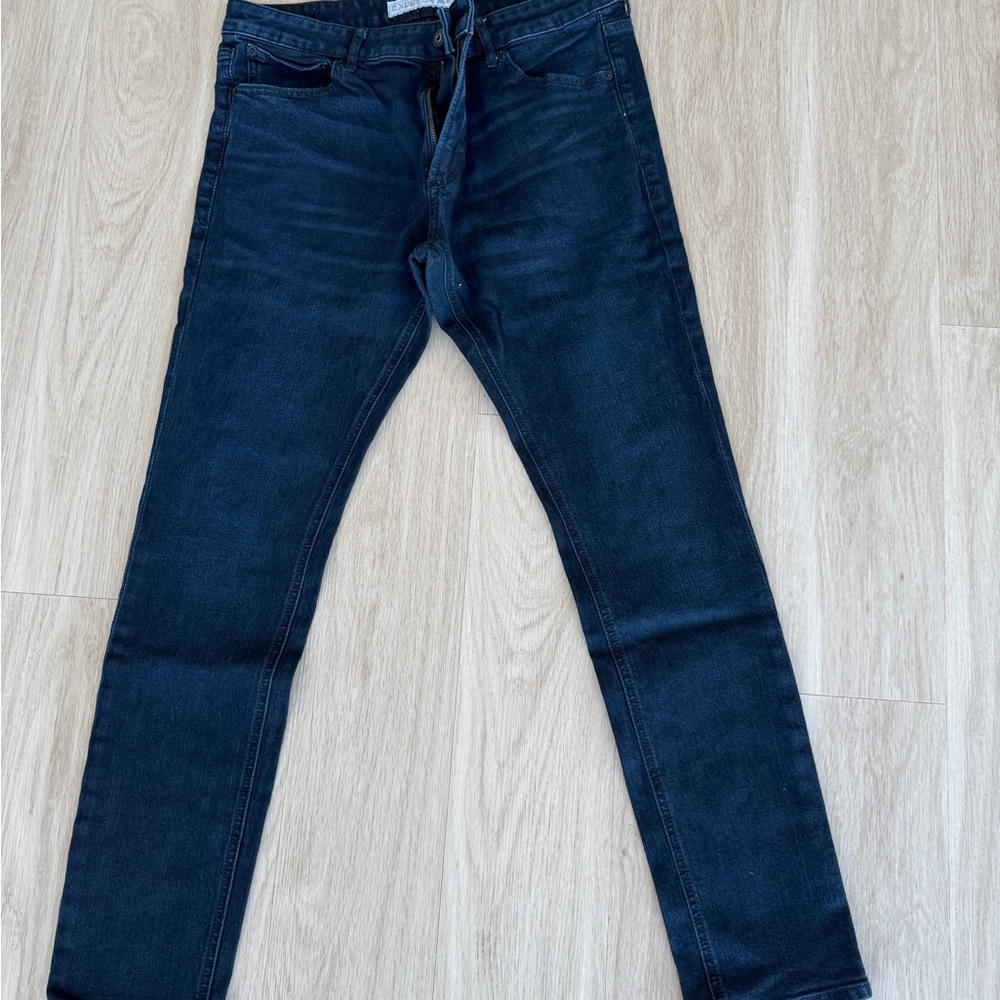 Express Classic Dark Wash Skinny Jeans for Men